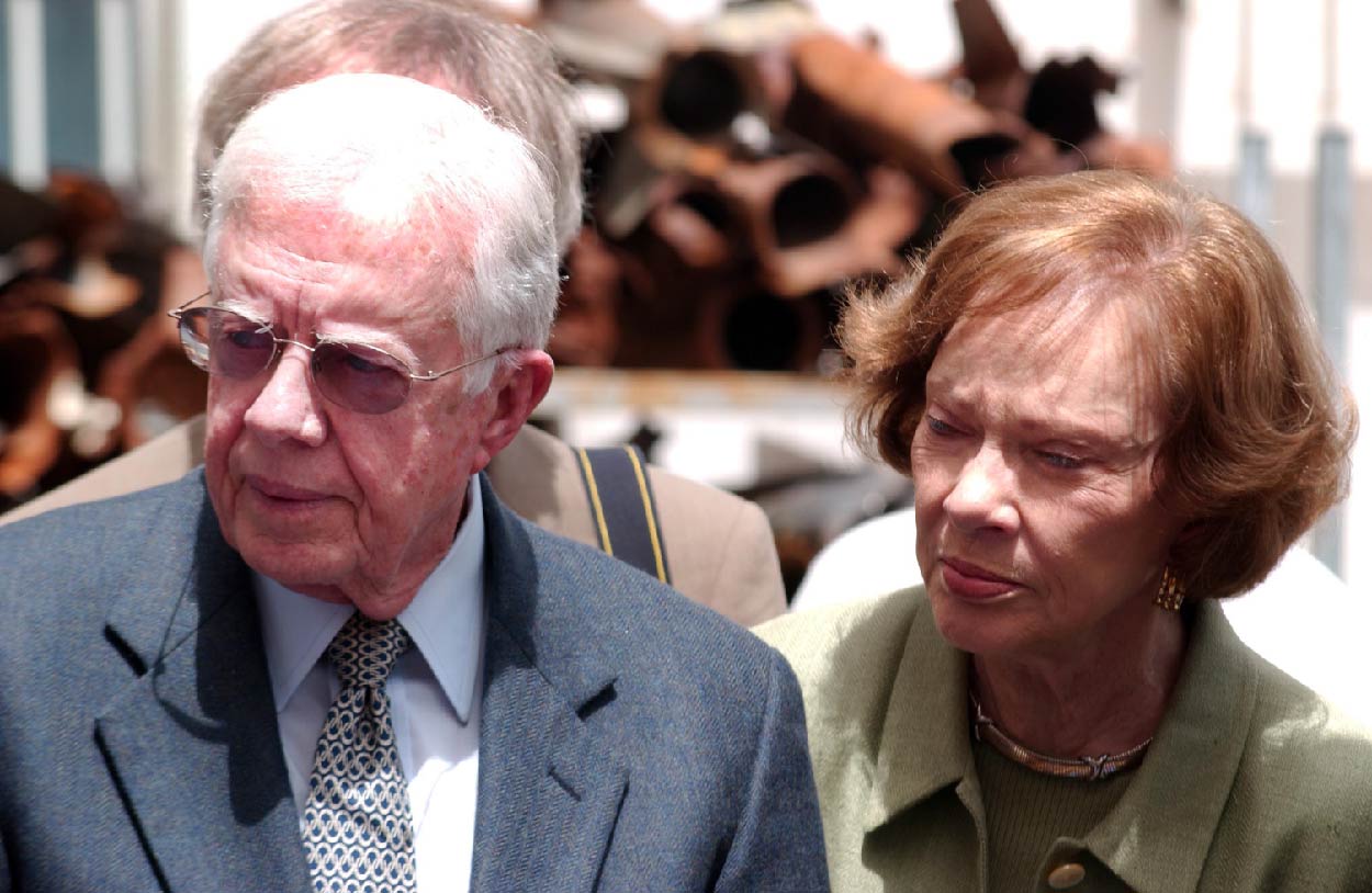 Former President Carter and Former First Lady Rosalynn Carter in 2008.