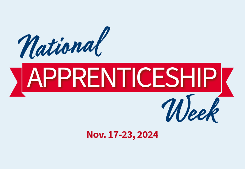 National Apprenticeship Week. Nov 17-23, 2024