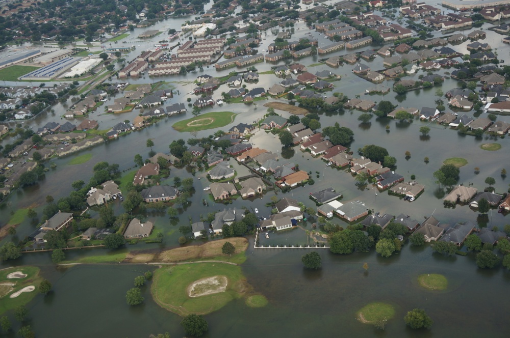 Flooding in Beaumont, Texas, after Hurricane Harvey.