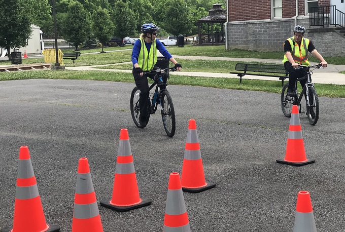 Alexander Francis rides a bike.