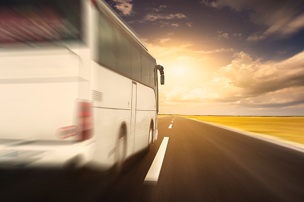 Stock image of a bus
