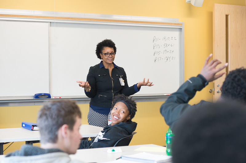 Regina McClean instructs Newport News Shipbuilding apprentices Regina McClean instructs Newport News Shipbuilding apprentices