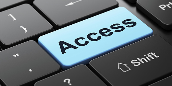 Access key on computer keyboard