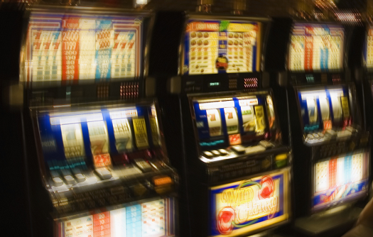 slot machines in a casino