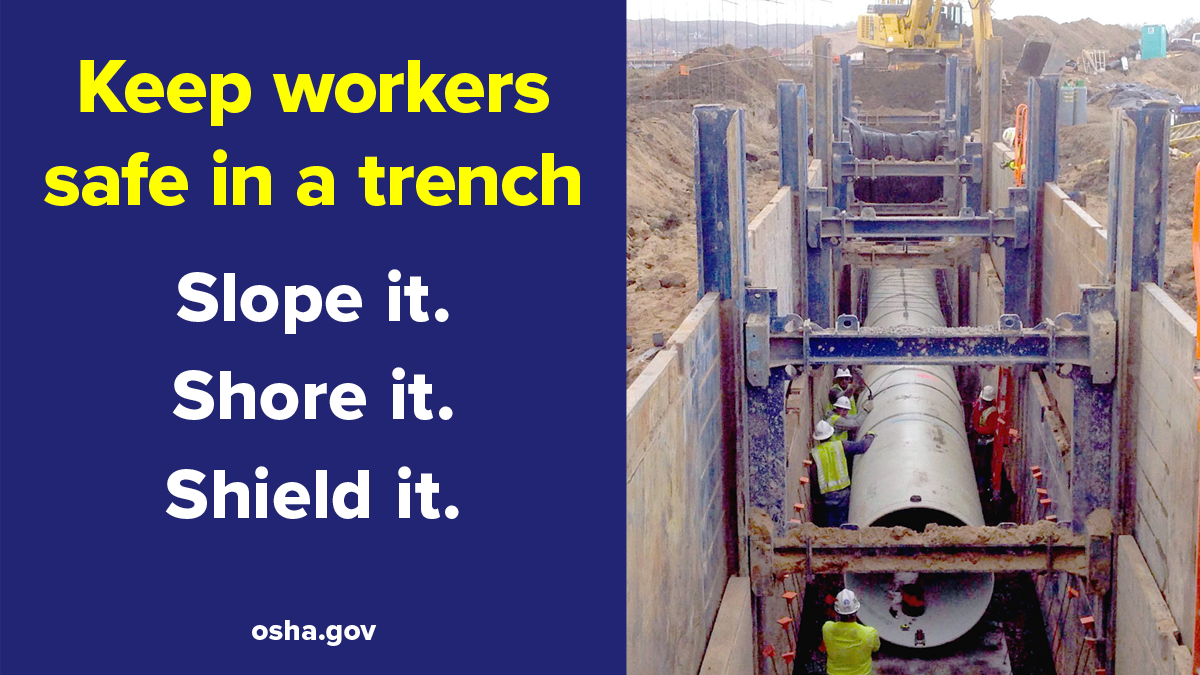 January-June 2022. Trenching deaths up by 47% compared to Jan-Dec 2021. osha.gov