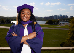 Alexis Hawkins graduates from Howard Law School