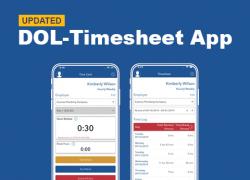 Updated! DOL-Timesheet app. 