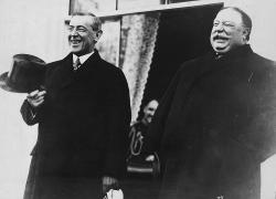 President-elect Wilson and President Taft at the White House 