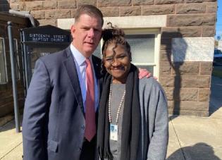 Secretary Walsh and Christina Coleman-Lovelace