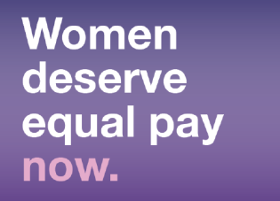 Women deserve equal pay now.