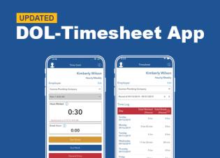 Updated! DOL-Timesheet app. 
