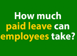 How much paid leave can employees take?